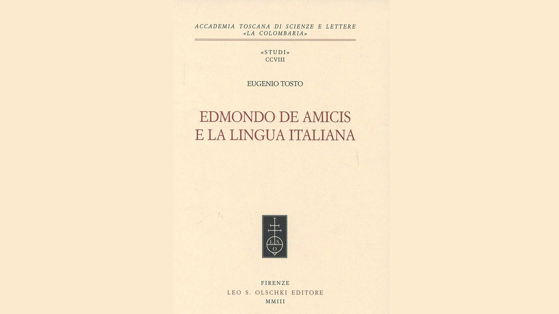 Edmondo De Amicis e la lingua italiana